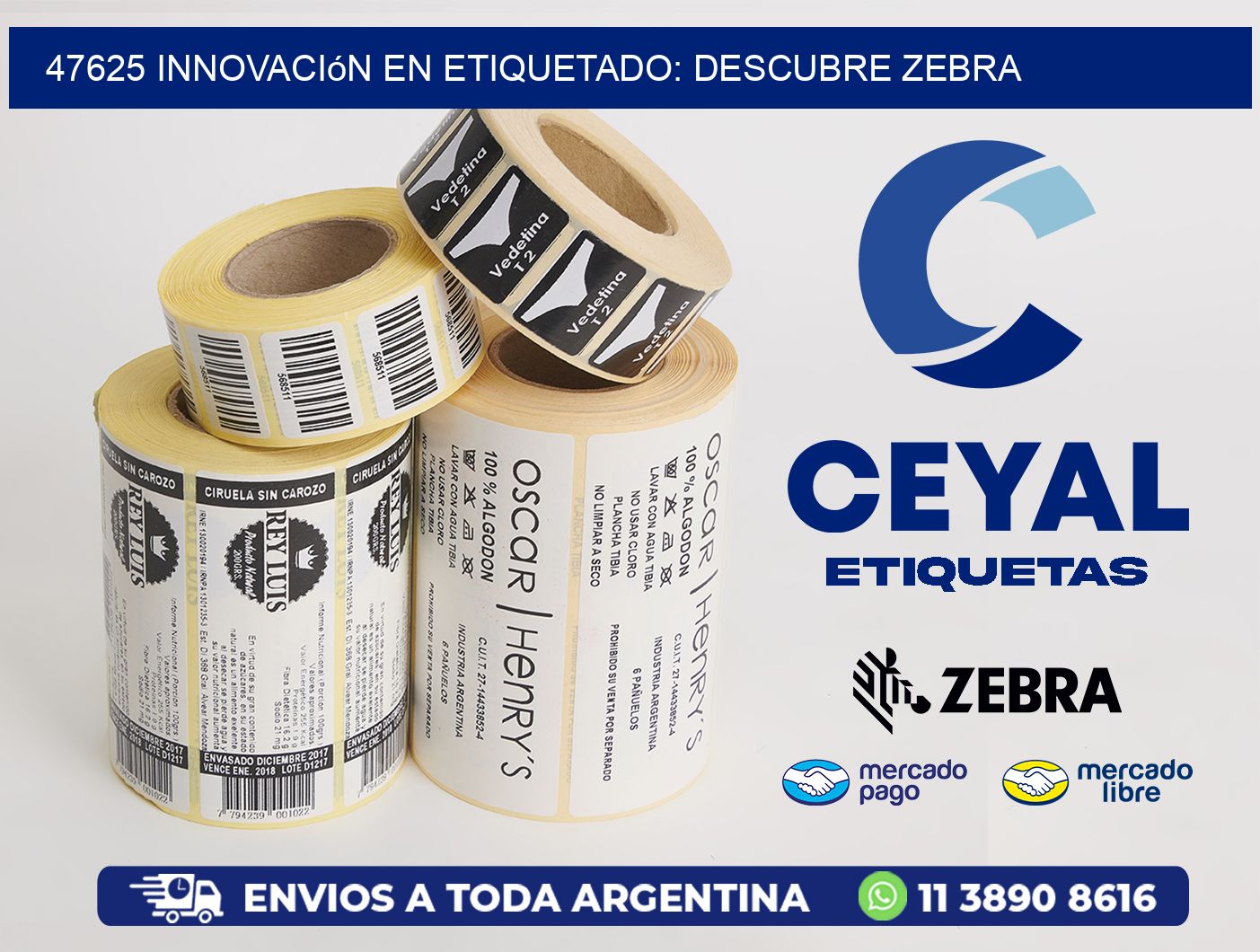 47625 Innovación en Etiquetado: Descubre Zebra