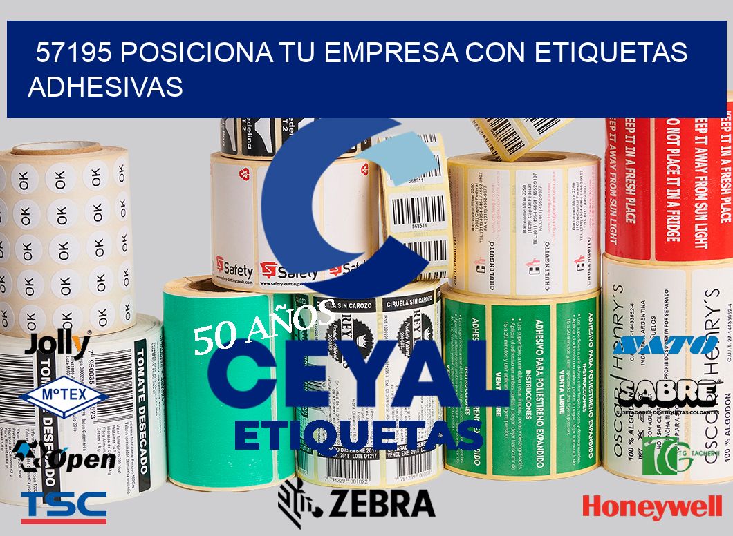 57195 POSICIONA TU EMPRESA CON ETIQUETAS ADHESIVAS