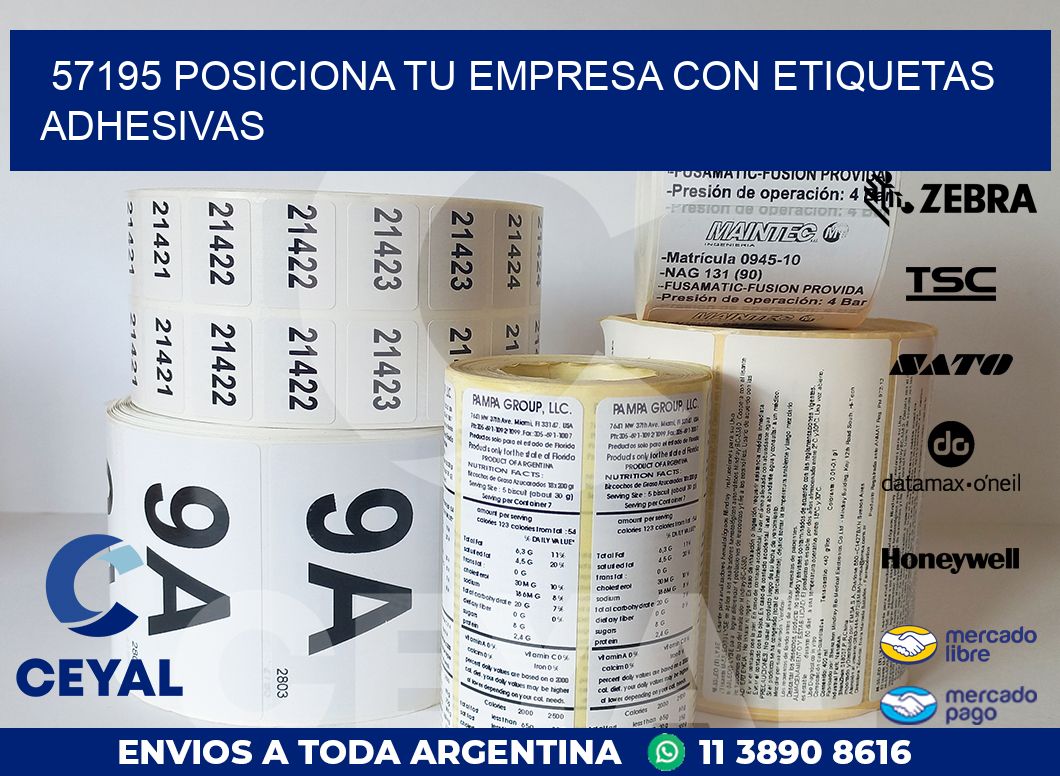 57195 POSICIONA TU EMPRESA CON ETIQUETAS ADHESIVAS