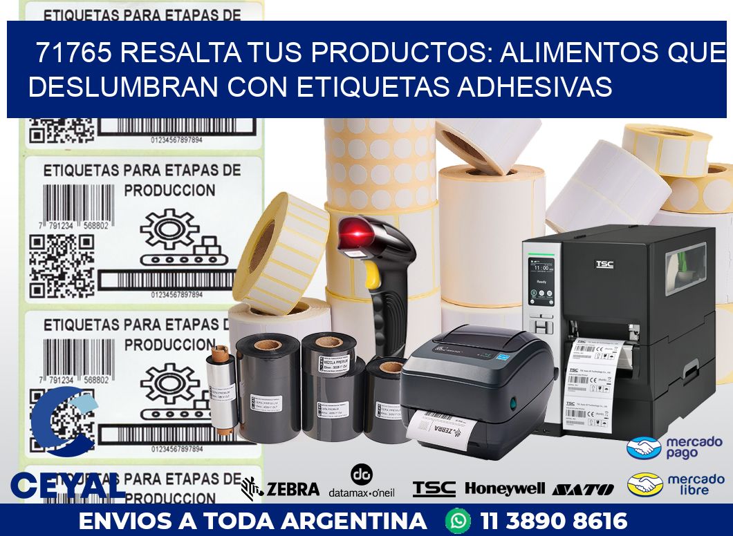 71765 RESALTA TUS PRODUCTOS: ALIMENTOS QUE DESLUMBRAN CON ETIQUETAS ADHESIVAS