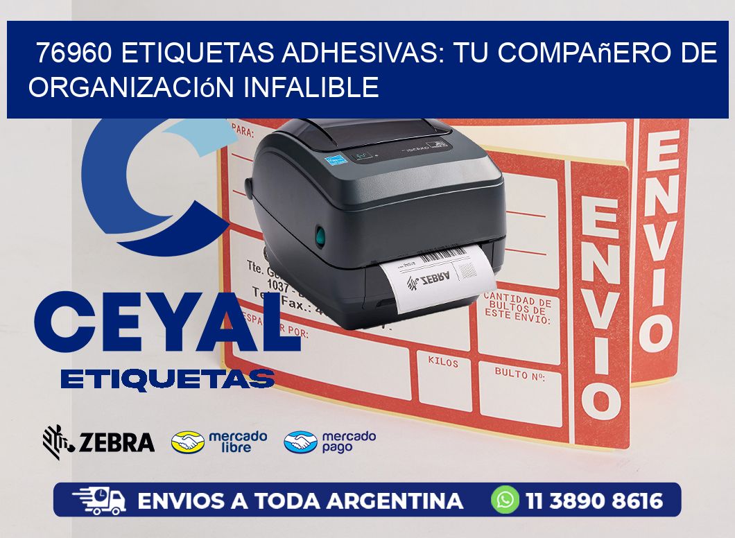 76960 Etiquetas Adhesivas: Tu Compañero de Organización Infalible