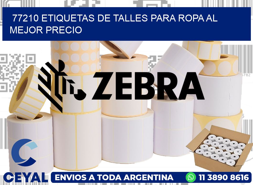 77210 ETIQUETAS DE TALLES PARA ROPA AL MEJOR PRECIO