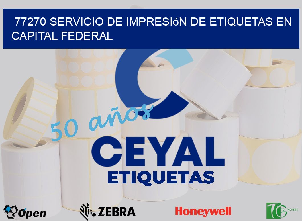 77270 Servicio de Impresión de Etiquetas en Capital Federal