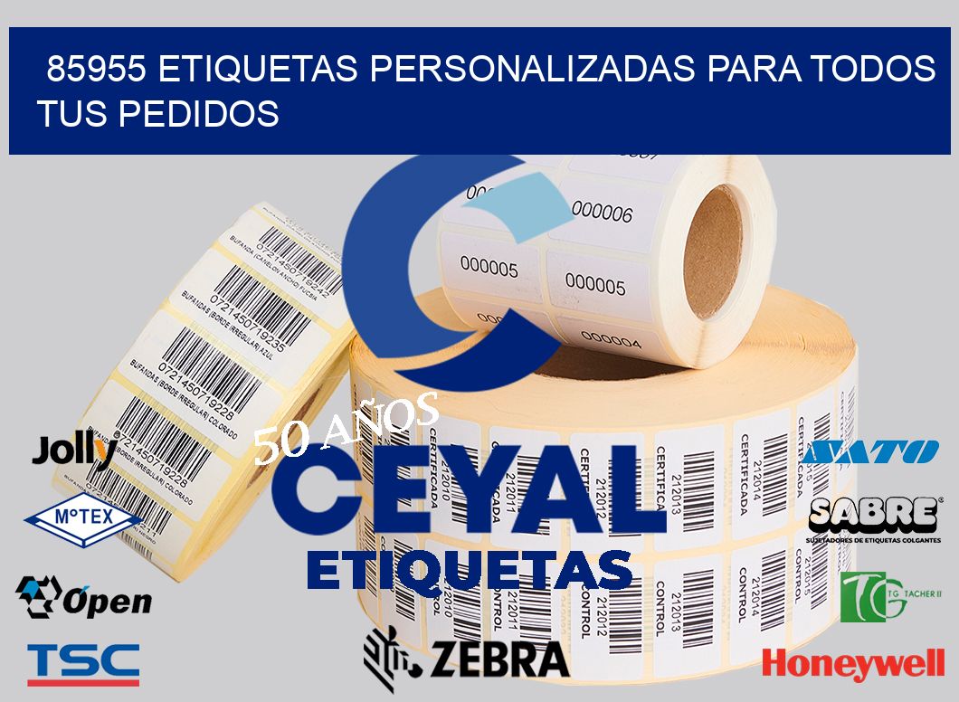 85955 ETIQUETAS PERSONALIZADAS PARA TODOS TUS PEDIDOS