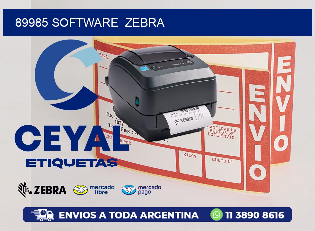 89985 SOFTWARE  ZEBRA