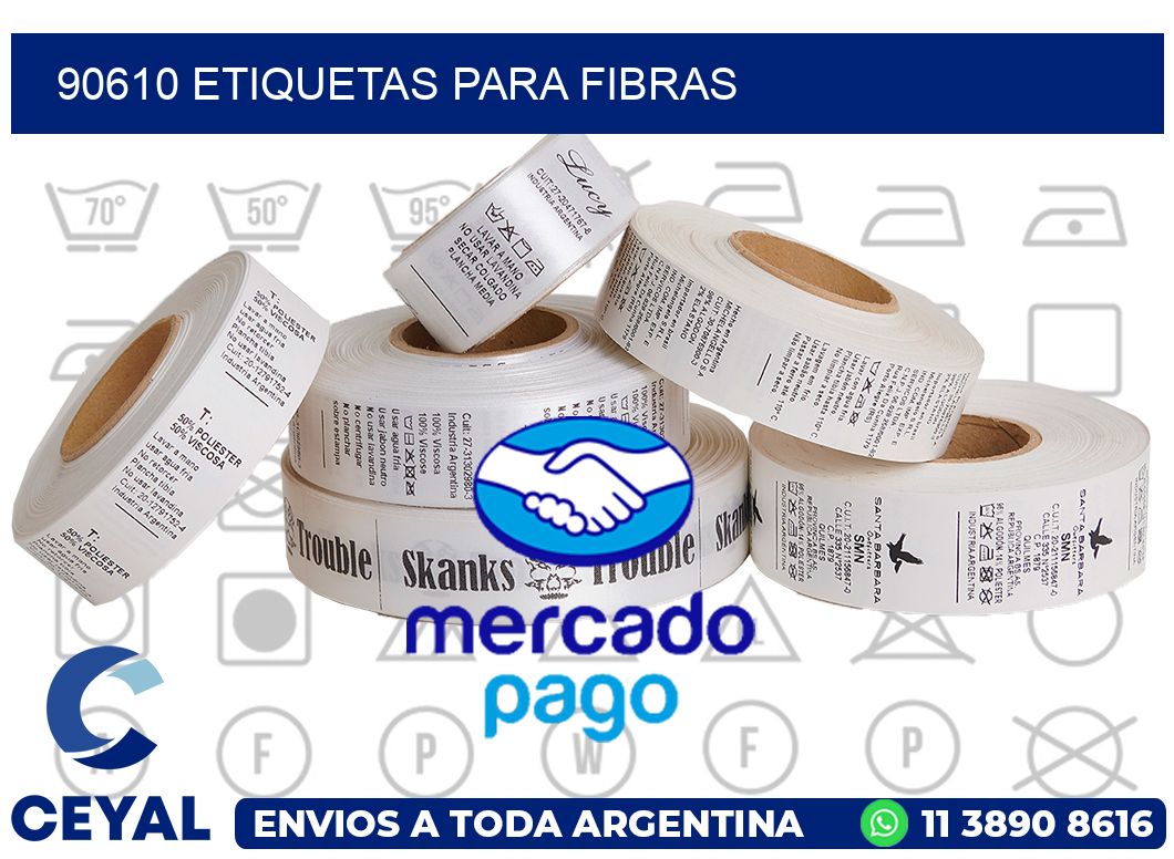 90610 ETIQUETAS PARA FIBRAS