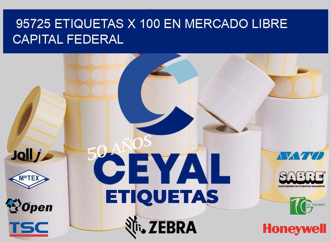 95725 ETIQUETAS X 100 EN MERCADO LIBRE CAPITAL FEDERAL