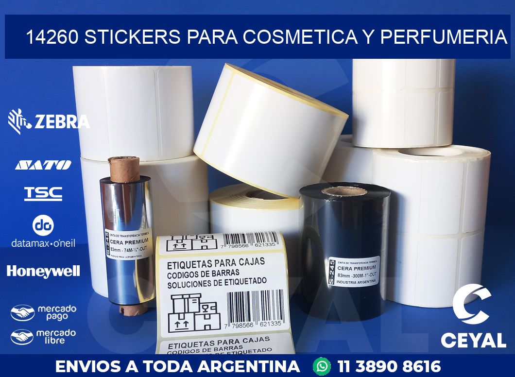14260 STICKERS PARA COSMETICA Y PERFUMERIA