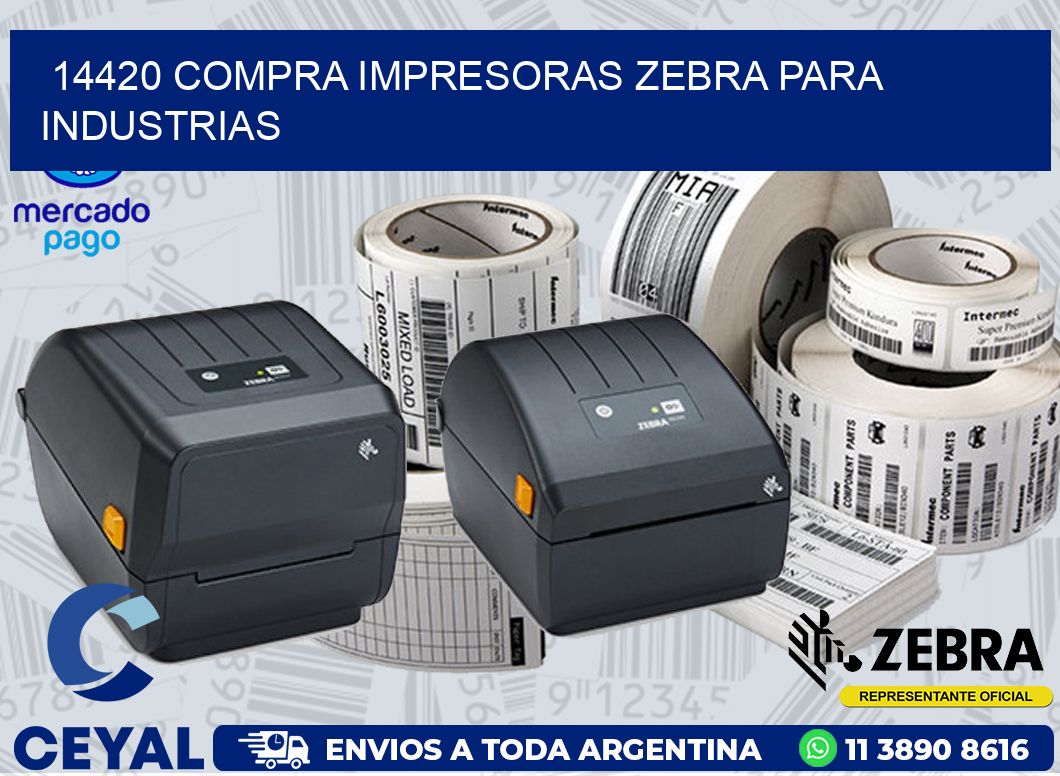 14420 COMPRA IMPRESORAS ZEBRA PARA INDUSTRIAS