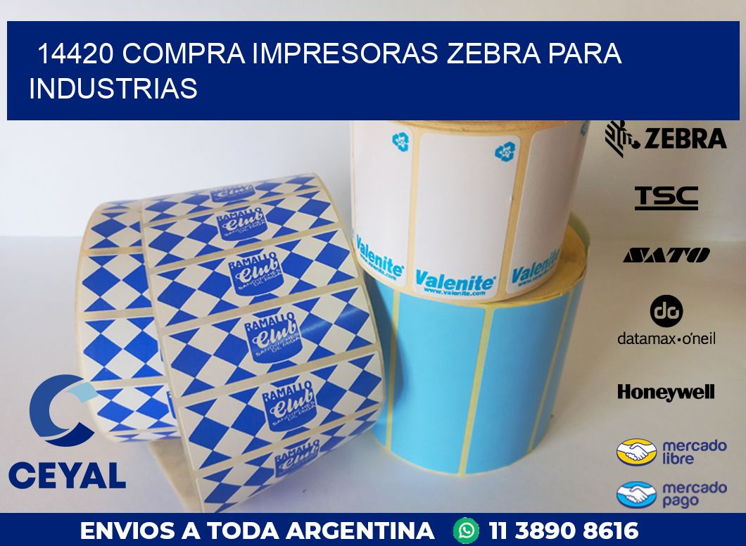 14420 COMPRA IMPRESORAS ZEBRA PARA INDUSTRIAS