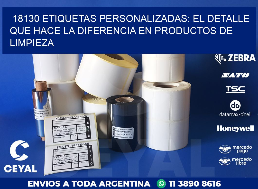18130 ETIQUETAS PERSONALIZADAS: EL DETALLE QUE HACE LA DIFERENCIA EN PRODUCTOS DE LIMPIEZA