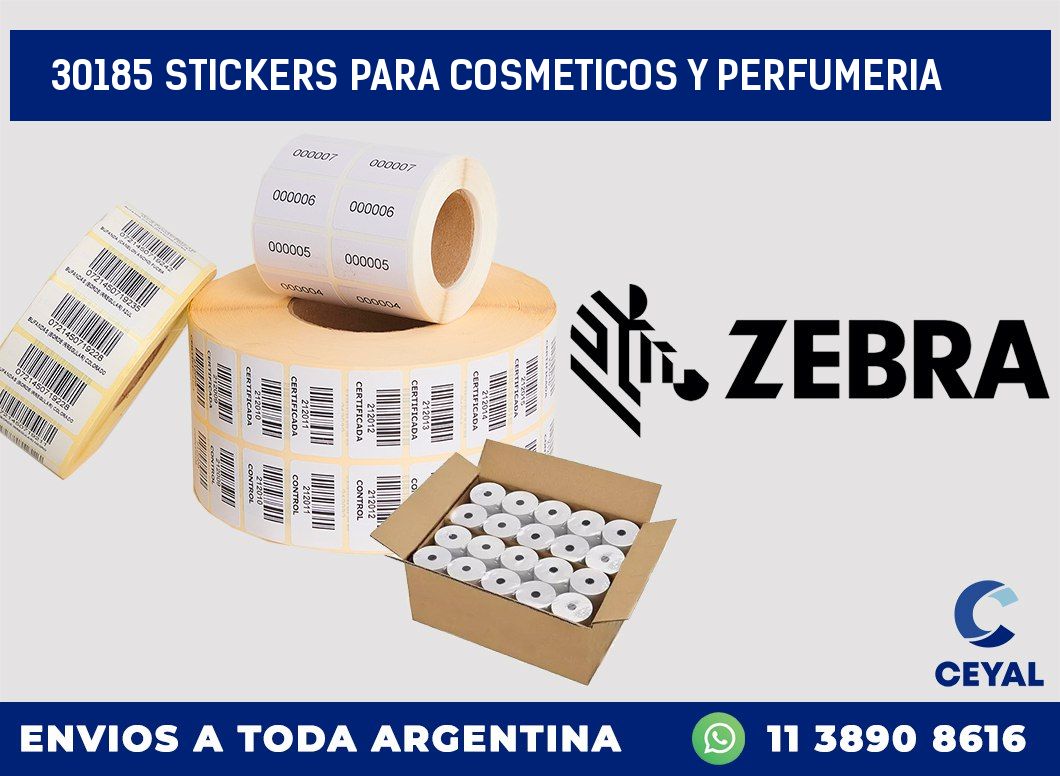 30185 STICKERS PARA COSMETICOS Y PERFUMERIA