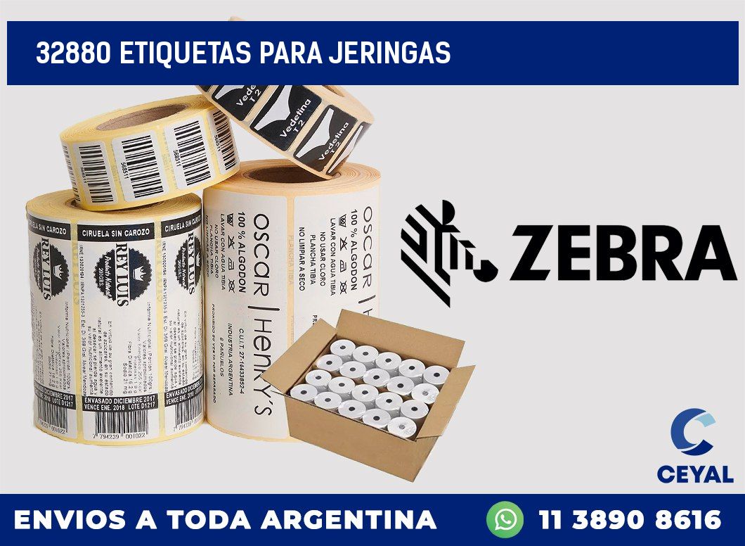 32880 ETIQUETAS PARA JERINGAS