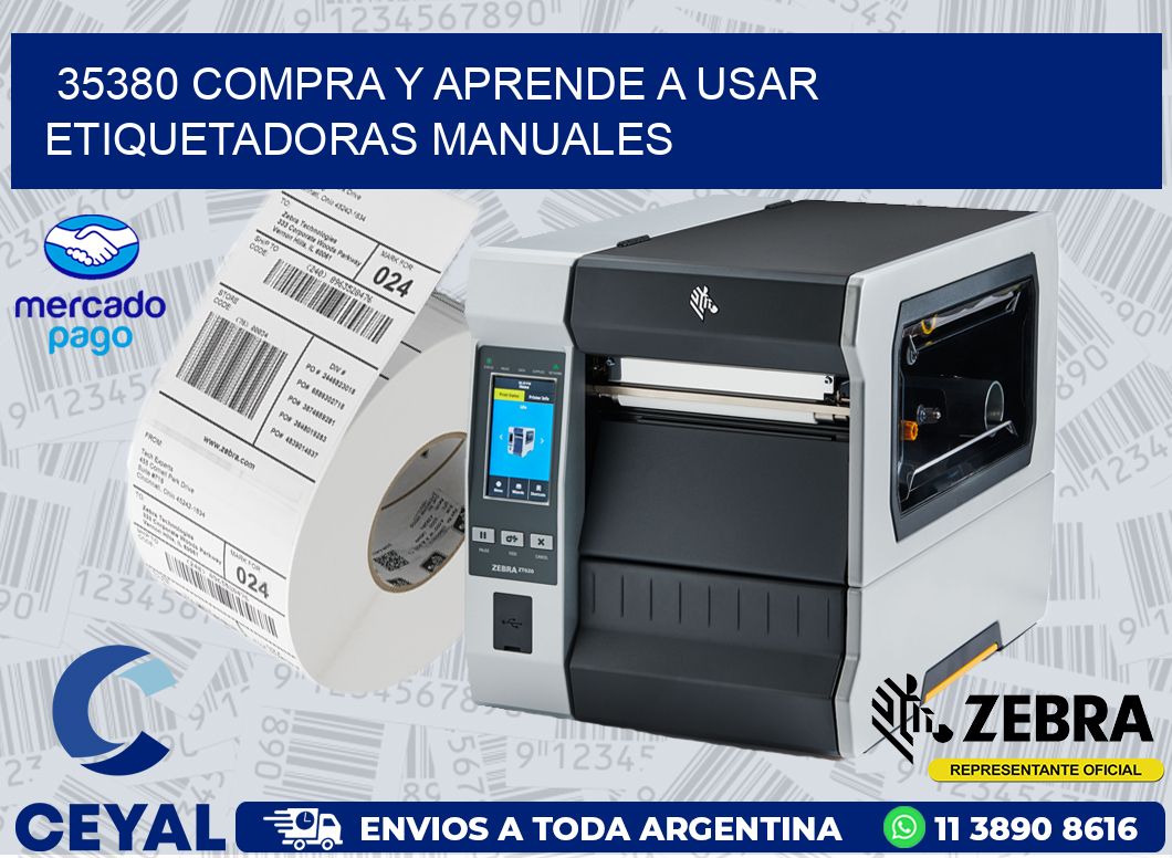 35380 COMPRA Y APRENDE A USAR ETIQUETADORAS MANUALES