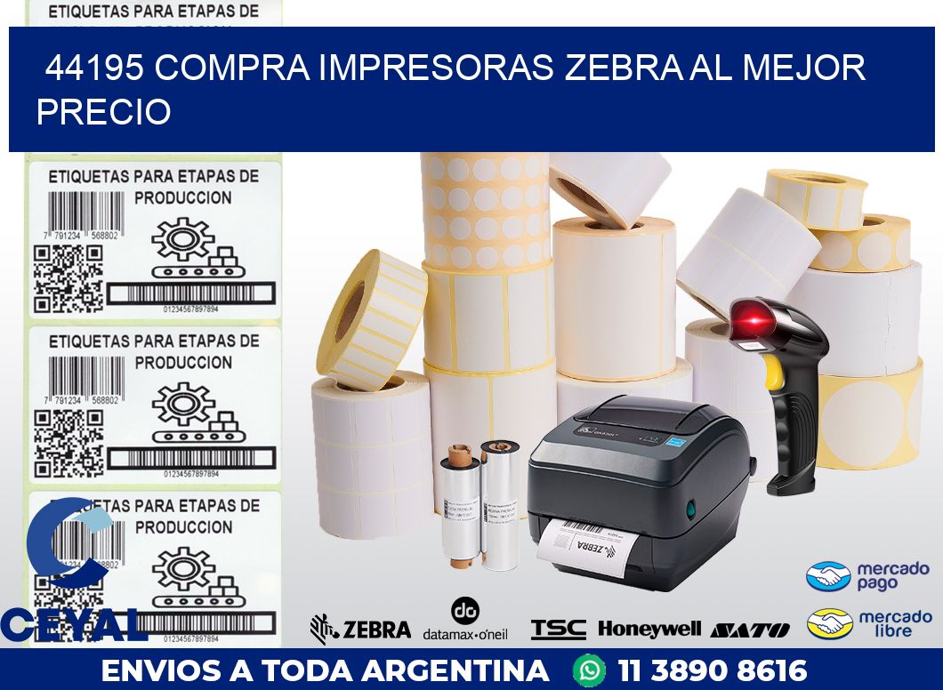 44195 COMPRA IMPRESORAS ZEBRA AL MEJOR PRECIO