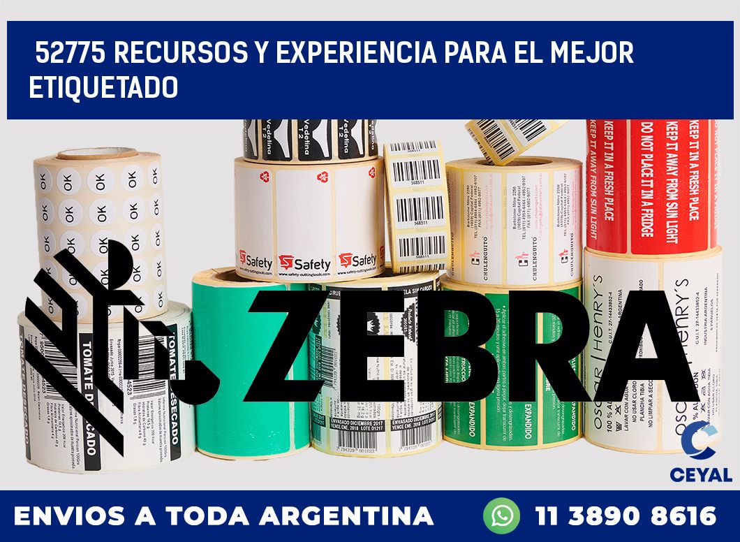 52775 RECURSOS Y EXPERIENCIA PARA EL MEJOR ETIQUETADO
