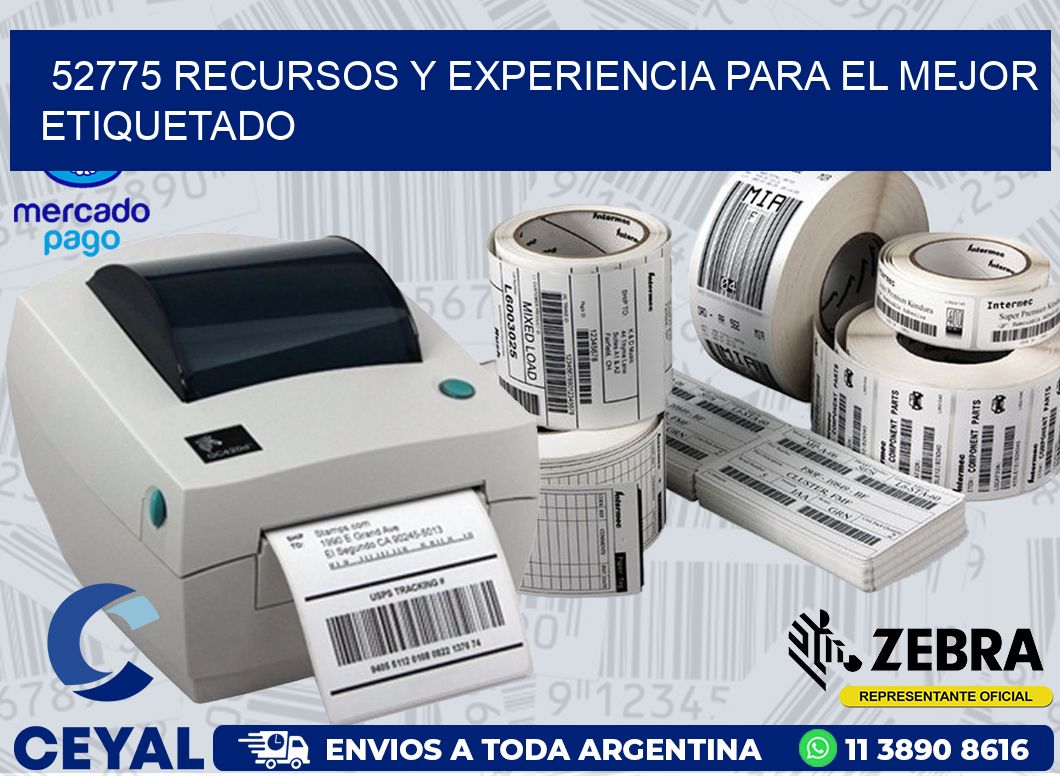 52775 RECURSOS Y EXPERIENCIA PARA EL MEJOR ETIQUETADO