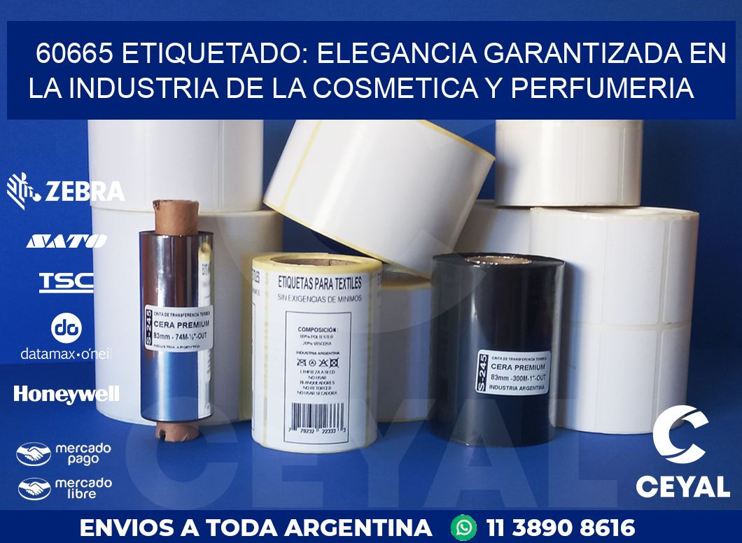 60665 ETIQUETADO: ELEGANCIA GARANTIZADA EN LA INDUSTRIA DE LA COSMETICA Y PERFUMERIA