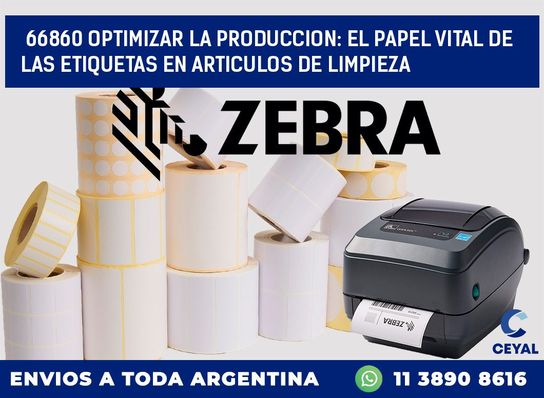 66860 OPTIMIZAR LA PRODUCCION: EL PAPEL VITAL DE LAS ETIQUETAS EN ARTICULOS DE LIMPIEZA