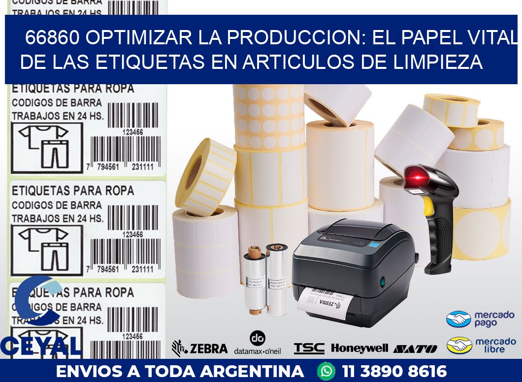 66860 OPTIMIZAR LA PRODUCCION: EL PAPEL VITAL DE LAS ETIQUETAS EN ARTICULOS DE LIMPIEZA