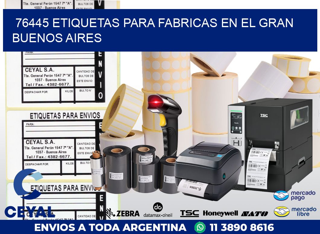 76445 ETIQUETAS PARA FABRICAS EN EL GRAN BUENOS AIRES