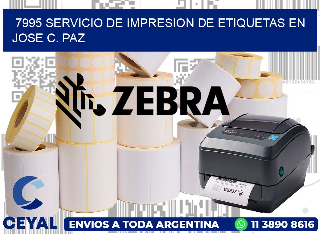 7995 SERVICIO DE IMPRESION DE ETIQUETAS EN JOSE C. PAZ