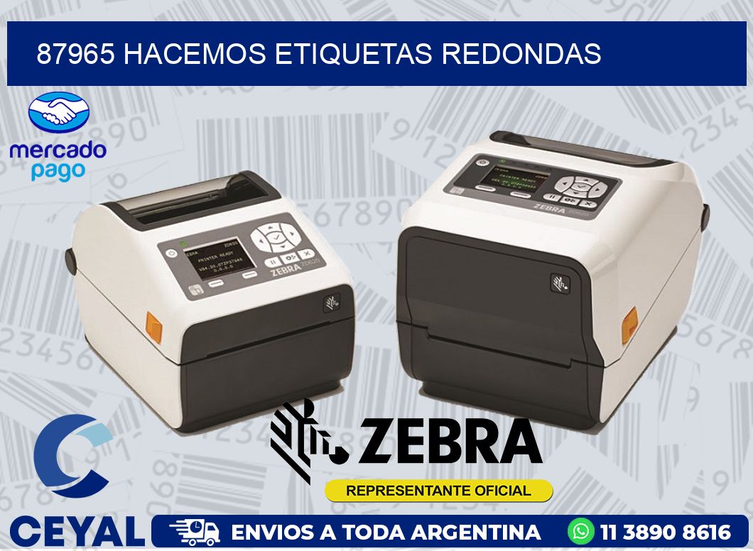 87965 HACEMOS ETIQUETAS REDONDAS