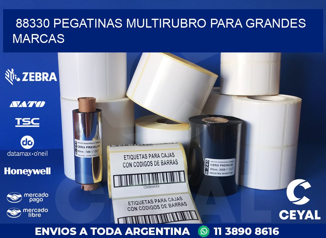 88330 PEGATINAS MULTIRUBRO PARA GRANDES MARCAS