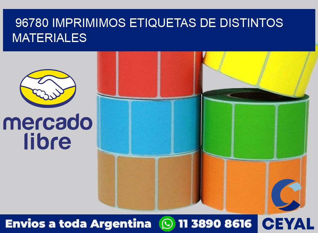 96780 IMPRIMIMOS ETIQUETAS DE DISTINTOS MATERIALES
