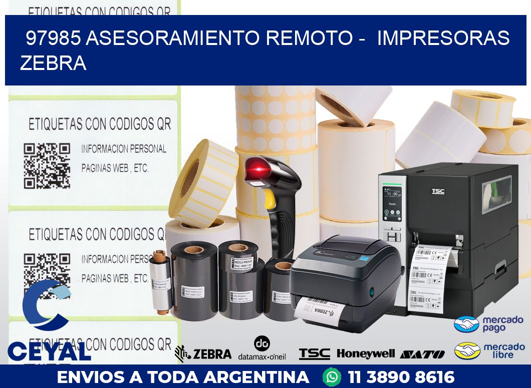 97985 ASESORAMIENTO REMOTO -  IMPRESORAS ZEBRA