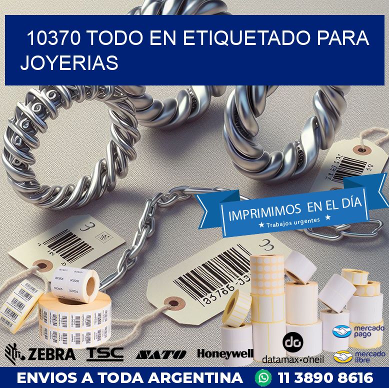 10370 TODO EN ETIQUETADO PARA JOYERIAS