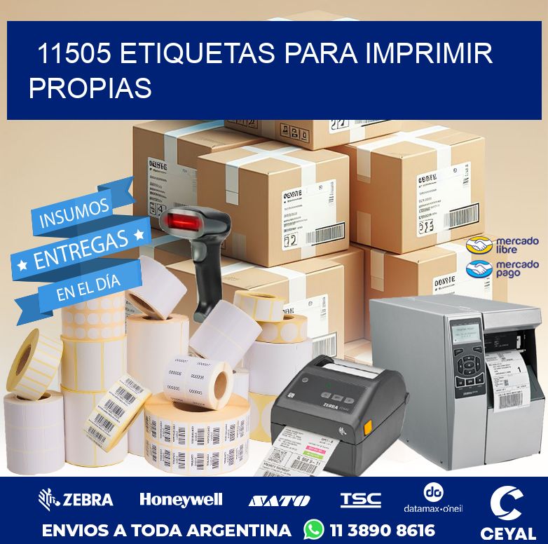 11505 ETIQUETAS PARA IMPRIMIR PROPIAS