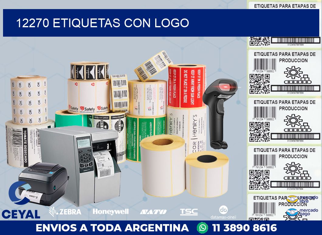 12270 ETIQUETAS CON LOGO