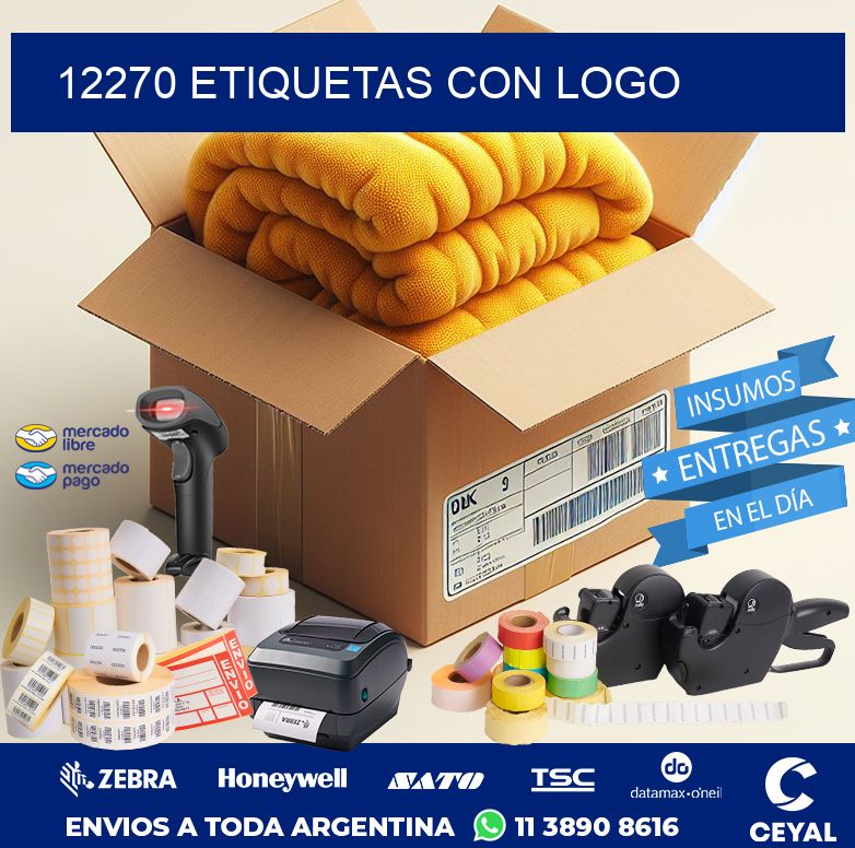 12270 ETIQUETAS CON LOGO
