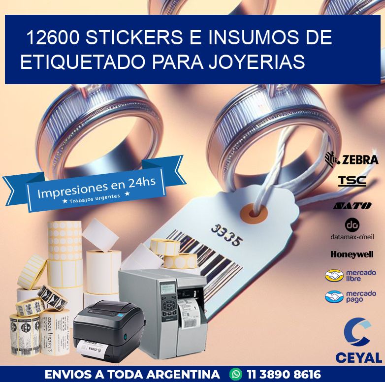 12600 STICKERS E INSUMOS DE ETIQUETADO PARA JOYERIAS