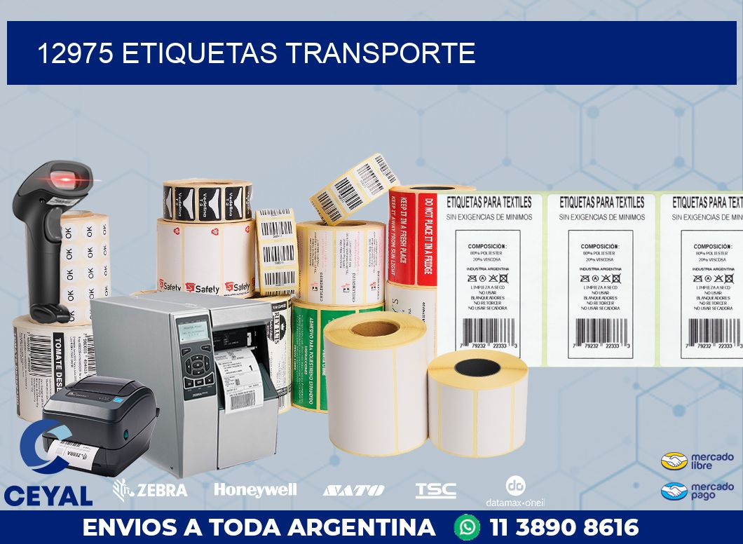 12975 ETIQUETAS TRANSPORTE