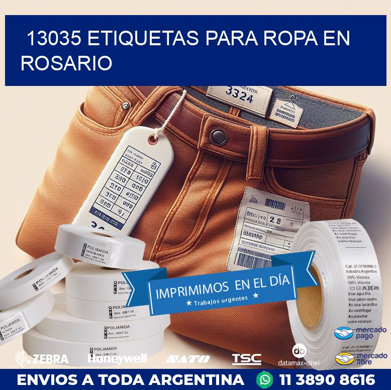 13035 ETIQUETAS PARA ROPA EN ROSARIO