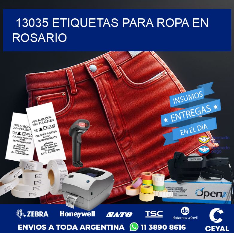 13035 ETIQUETAS PARA ROPA EN ROSARIO