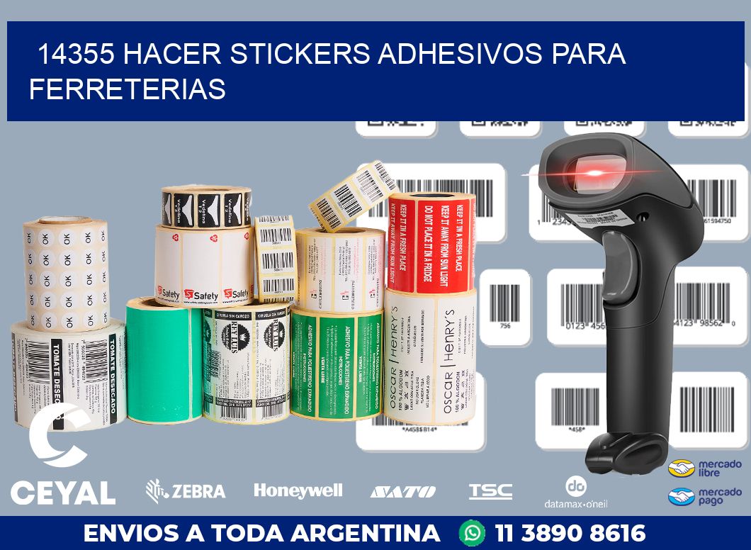 14355 HACER STICKERS ADHESIVOS PARA FERRETERIAS