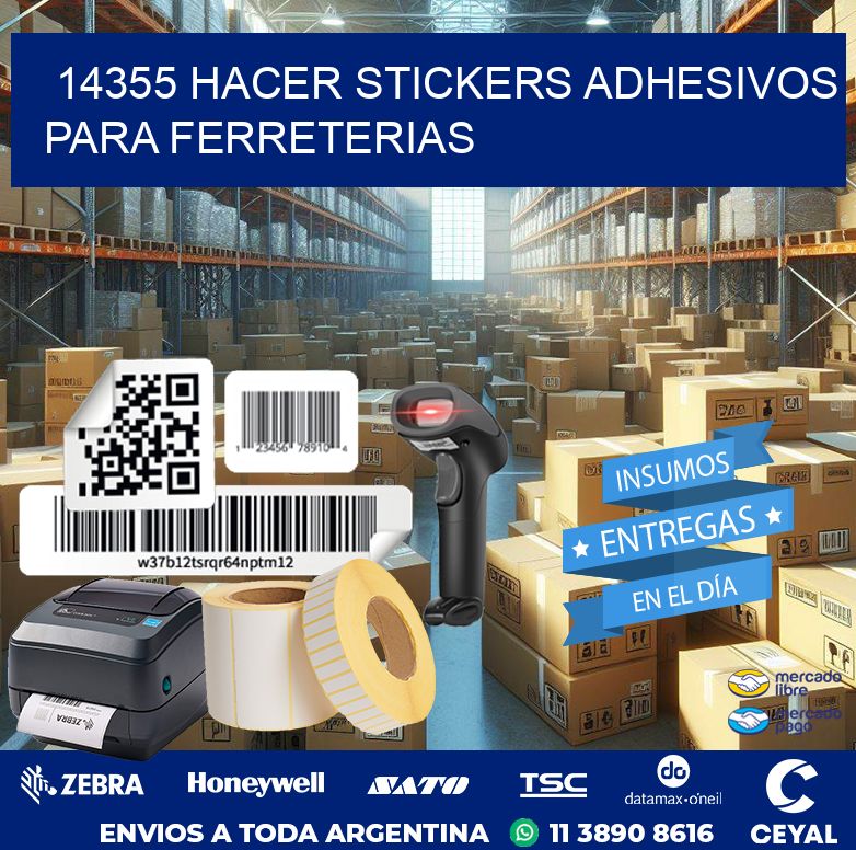 14355 HACER STICKERS ADHESIVOS PARA FERRETERIAS