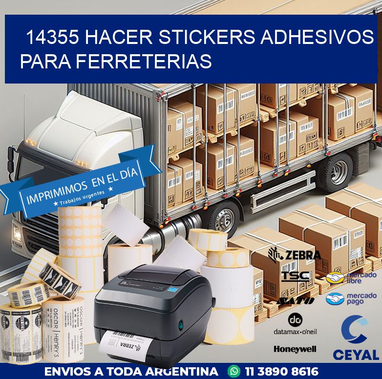 14355 HACER STICKERS ADHESIVOS PARA FERRETERIAS
