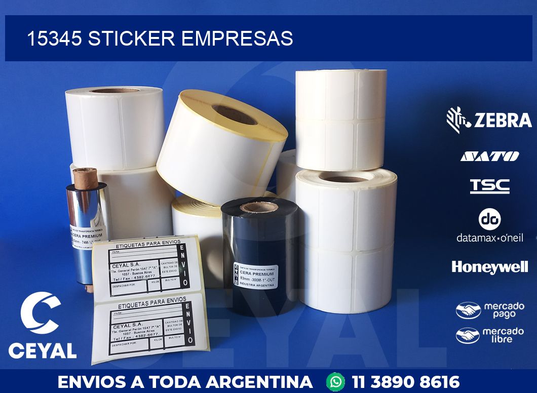 15345 STICKER EMPRESAS