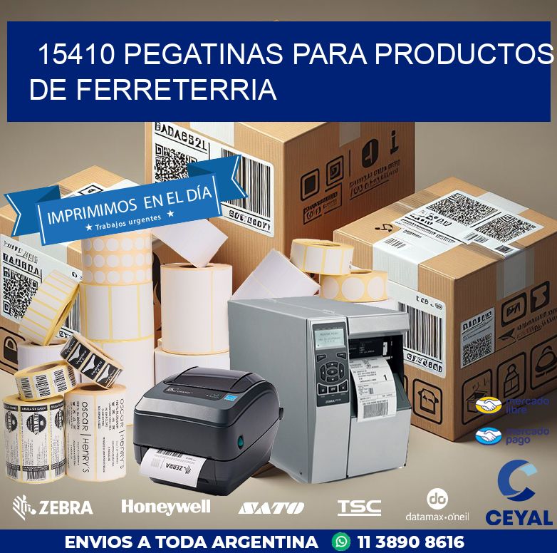 15410 PEGATINAS PARA PRODUCTOS DE FERRETERRIA