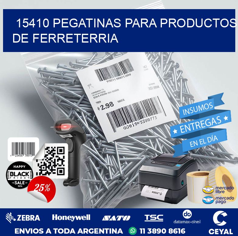 15410 PEGATINAS PARA PRODUCTOS DE FERRETERRIA