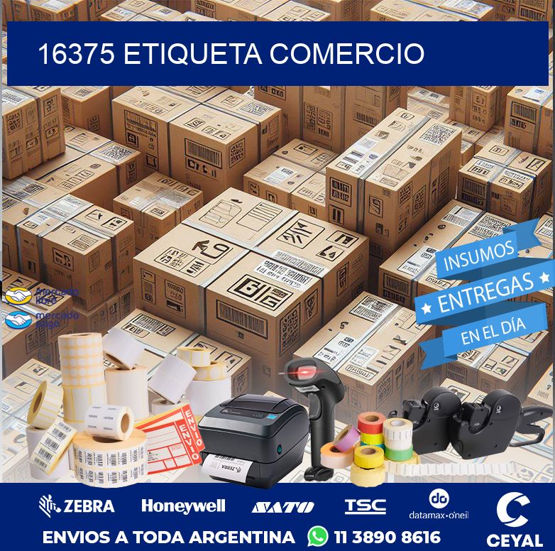 16375 ETIQUETA COMERCIO