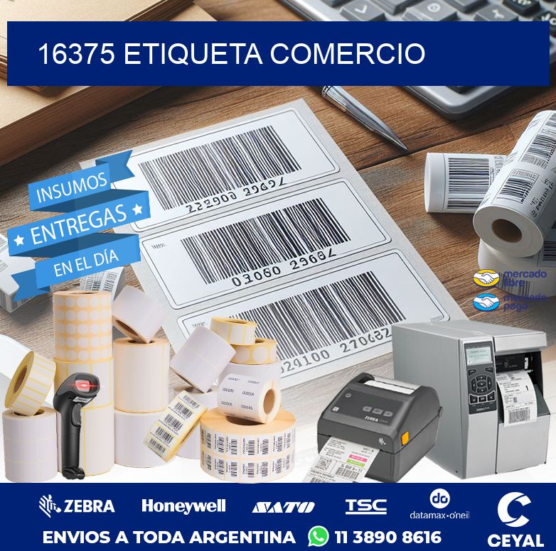 16375 ETIQUETA COMERCIO