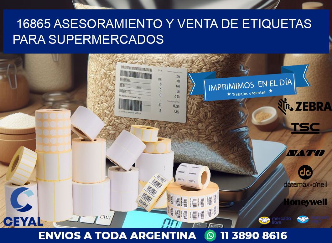 16865 ASESORAMIENTO Y VENTA DE ETIQUETAS PARA SUPERMERCADOS
