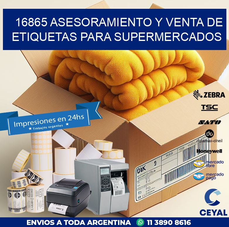 16865 ASESORAMIENTO Y VENTA DE ETIQUETAS PARA SUPERMERCADOS
