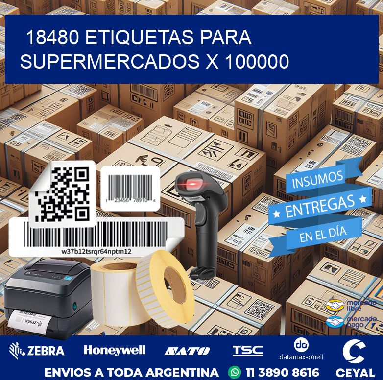 18480 ETIQUETAS PARA SUPERMERCADOS X 100000