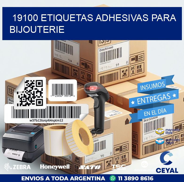 19100 ETIQUETAS ADHESIVAS PARA BIJOUTERIE